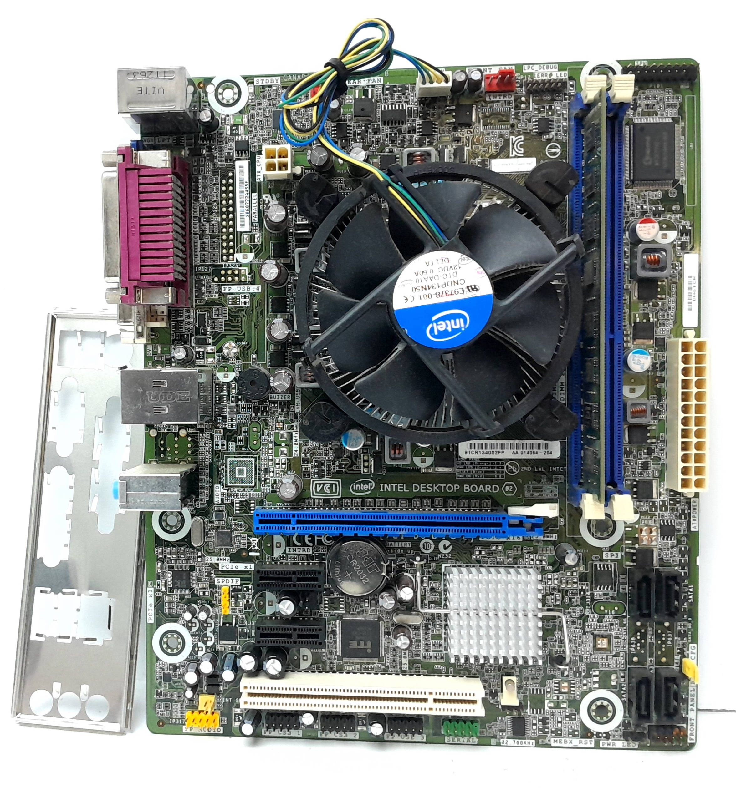 20241212_220905 Intel Motherboard Intel i5-2300 With I/O Shield DH61CR LGA1155 DDR3 MICRO ATX - Image 1