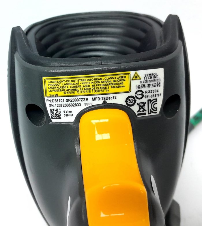 Symbol USB Barcode Scanner DS6707-SR20001ZZR - Image 3