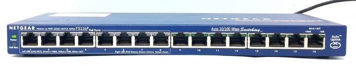 Netgear 16 Ports 10/100 PoE Switch Prosafe FS116P - Image 2