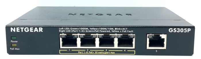 Netgear 5-Ports Gigabit Ethernet Umanaged Switch GS305P With PoE - Image 2