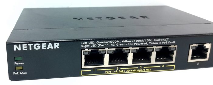 Netgear 5-Ports Gigabit Ethernet Umanaged Switch GS305P With PoE - Image 6