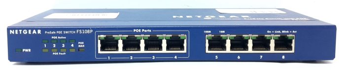 Netgear 8 Port 10/100 Switch With 4 Port PoE ProSafe FS108P - Image 2