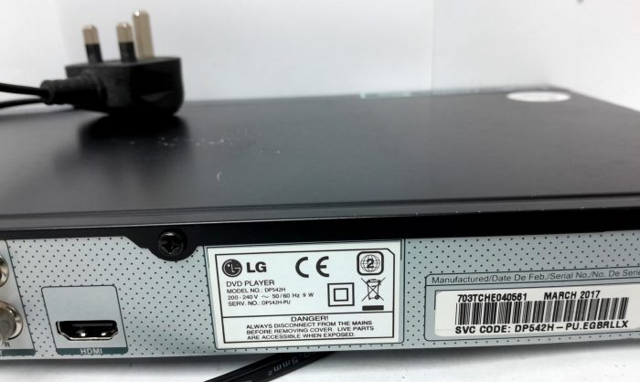 LG DVD Player DP542H - Image 3