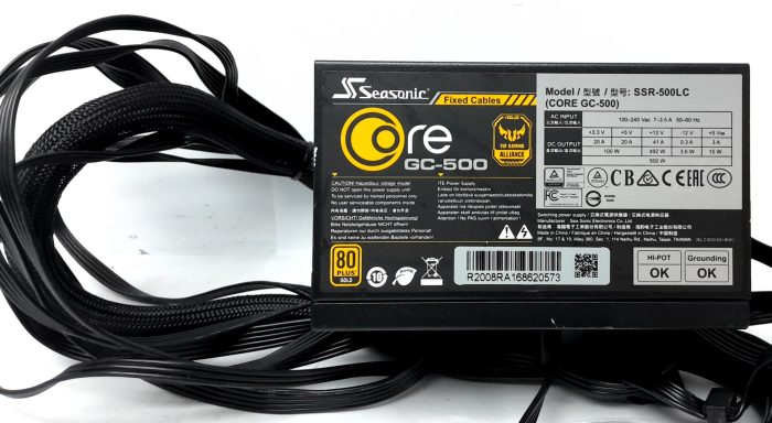 Seasonic Switching Power Supply 500W SSR-500LC (Core GC-500) - Image 2