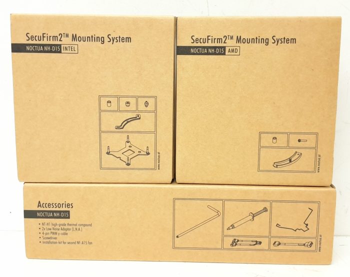 SecuFirm2 Mounting System & Accessories NOCTUA NH-D15, NOCTUA NH-D15 AMD, NOCTUA NH-D15 INTEL - In Box - Image 2
