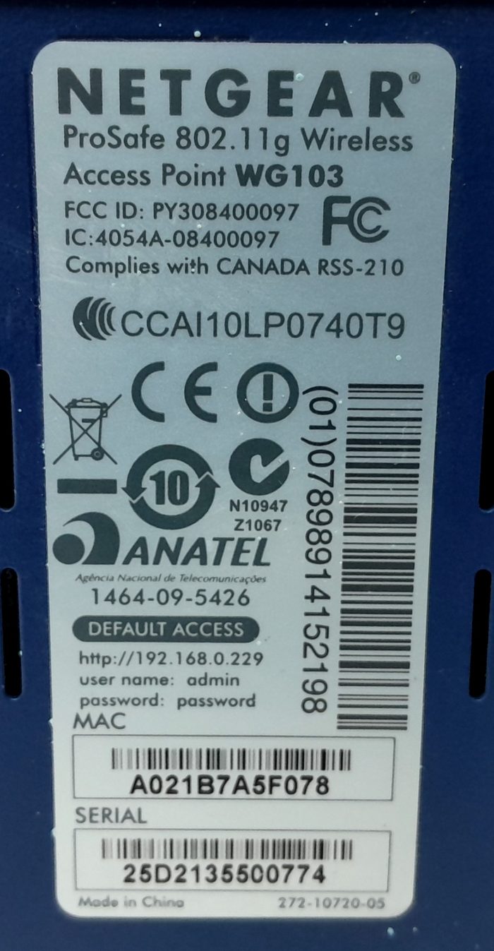 Netgear Wireless Access Point WG103 - Joblot x2 - Image 3