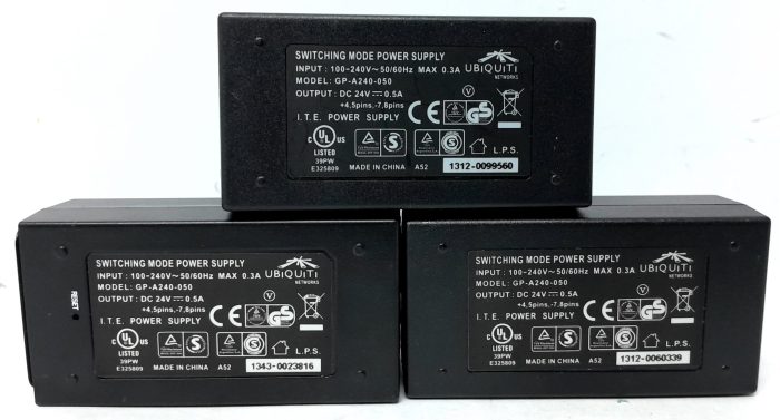 Ubiquiti Gigabit PoE Injector/ Power Supply GP-A240-050 - Joblot x3 - Image 3
