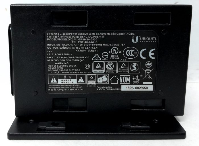 Ubiquiti Gigabit PoE Injector/ Power Supply GP-H480-050G - Image 3