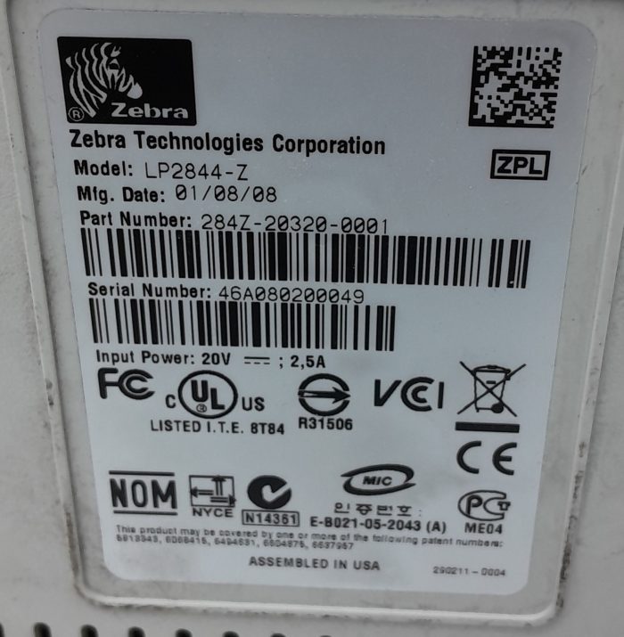 Zebra Thermal Label Printer LP2844-Z - Image 3