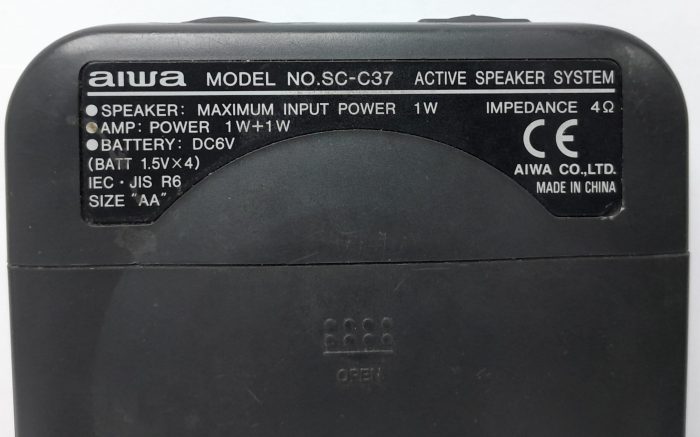 Aiwa Speakers SC-C37 - Image 3