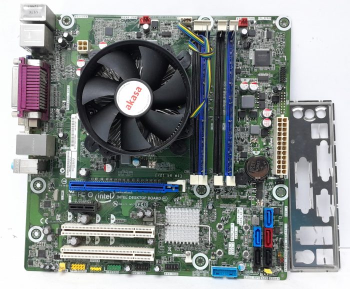 Intel Motherboard Intel i5-3450 With I/O Shield DQ77CP LGA1155 DDR3 MICRO ATX - Image 2