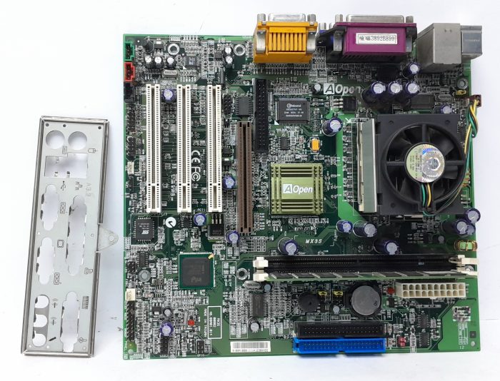 AOpen Motherboard Intel Celeron With I/O Shield MX3S 370 SD MICRO ATX - Image 2