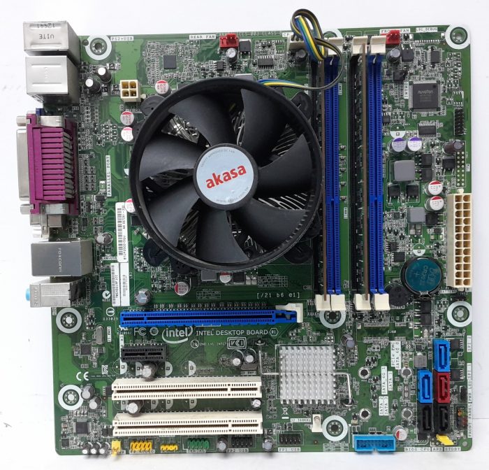 Intel Motherboard Intel i5-3450 With I/O Shield DQ77CP LGA1155 DDR3 MICRO ATX - Image 2