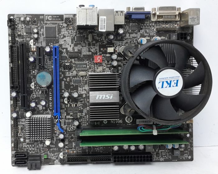 MSI Motherboard Intel Pentium E5700 With I/O Shield G41M-S03 LGA775 DDR3 MICRO ATX - Image 2