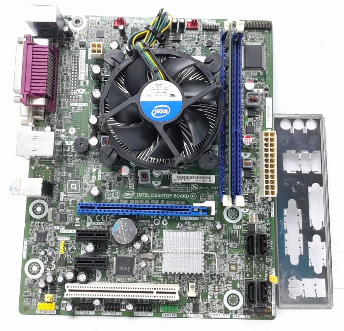 Intel Motherboard Intel i3-2120 With I/O Shield DH61CR LGA1155 DDR3 MICRO ATX - Image 2