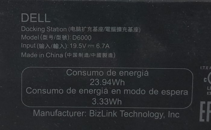 Dell Docking Station D6000 - Image 3