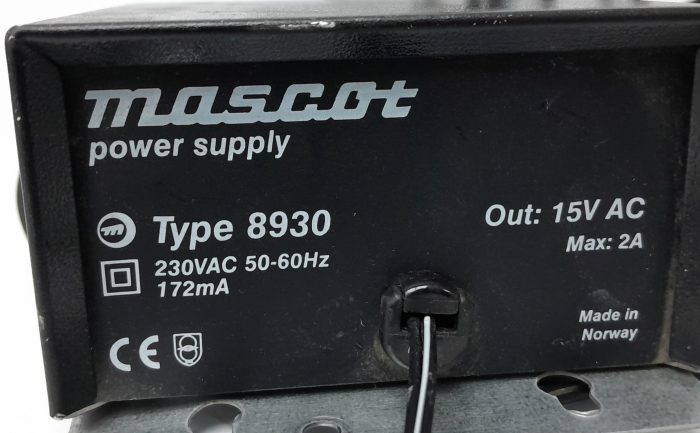 Mascot 15V Power Supply 8930 - Image 3