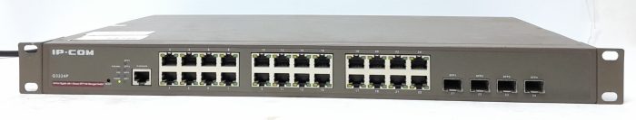 IP-COM 24 Ports Gigabit with 4 Shared SFP PoE Managed Switch G3224P - Image 2