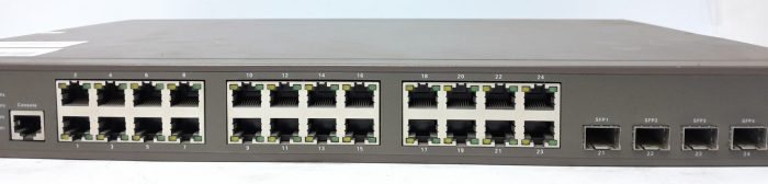 IP-COM 24 Ports Gigabit with 4 Shared SFP PoE Managed Switch G3224P - Image 6