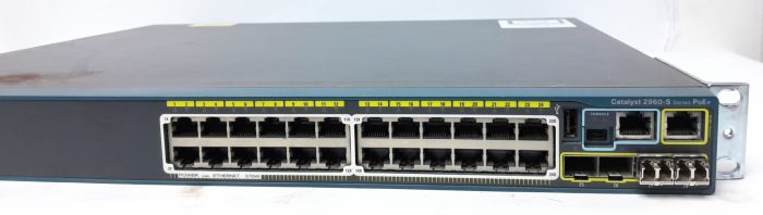 Cisco Catalyst 2960-S Series 24 Ports PoE+ Switch With 4 SFP Ports WS-C2960S-24PS-L - Image 7