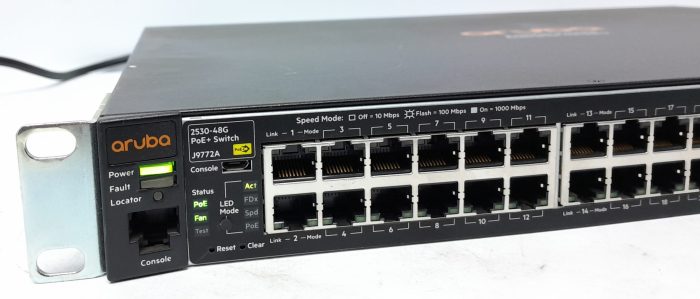 HP Aruba 2530-48G PoE+ Gigabit Switch J9772A - Image 7