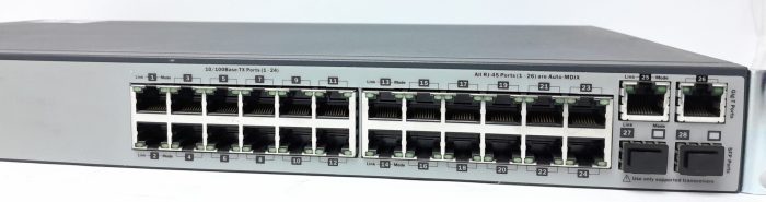 HP 24 Port Network Switch J9623A 2620-24 - Image 5