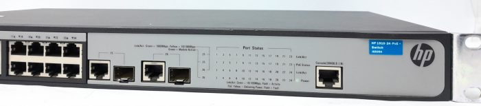 HP 24 Port PoE+ Switch JG539A 1910-24-PoE+ - Image 5