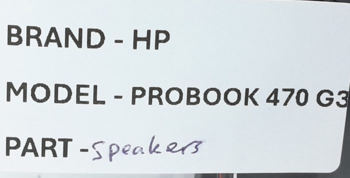HP Probook 470 G3 Laptop Speakers - Image 3