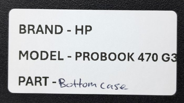 HP Probook 470 G3 Laptop Bottom Case - Image 3