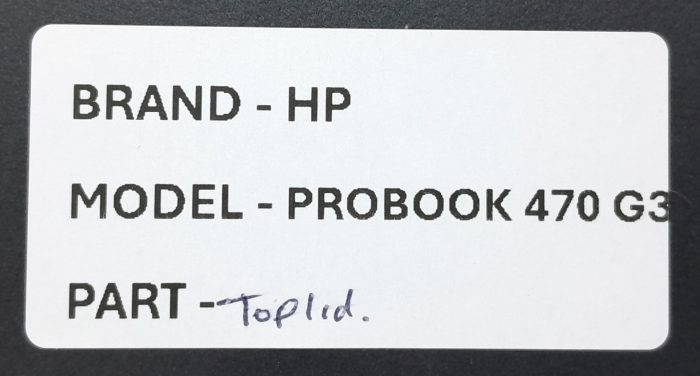 HP Probook 470 G3 Laptop Top Lid - Image 3
