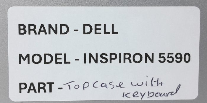 Dell Inspiron 5590 Laptop Top Case With Keyboard - Image 3