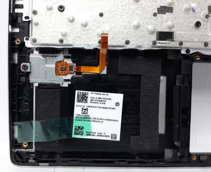 HP ProBook 440 G6 Laptop Top Case With Keyboard - Image 4