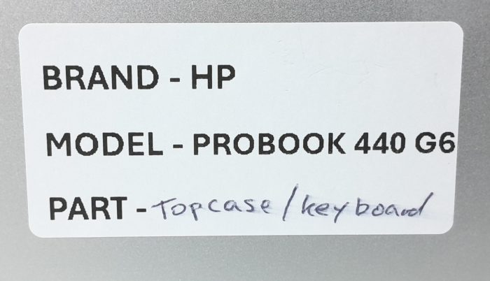 HP ProBook 440 G6 Laptop Top Case With Keyboard - Image 3