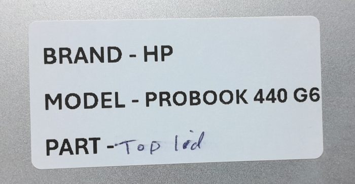 HP ProBook 440 G6 Laptop Top Lid - Image 3