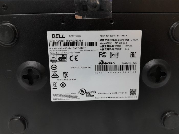 Dell 5 Port Wireless Firewall SonicWALL TZ300 (APL28-0B4) - Image 3