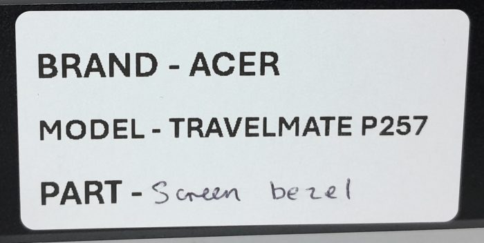 Acer TravelMate P257 Laptop Screen Bezel - Image 3