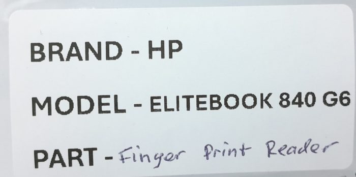 HP EliteBook 840 G6 Laptop Finger Print Reader - Image 3