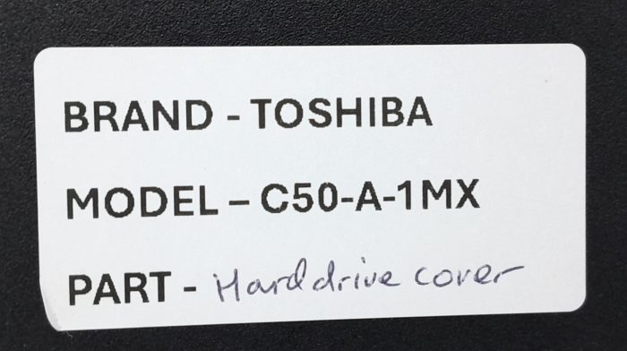 Toshiba Satellite Pro C50-A-1MX Laptop Hard Drive Cover - Image 3