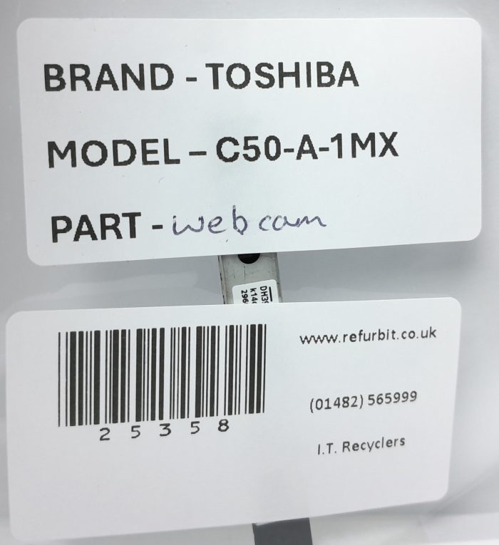 Toshiba Satellite Pro C50-A-1MX Laptop Webcam - Image 3