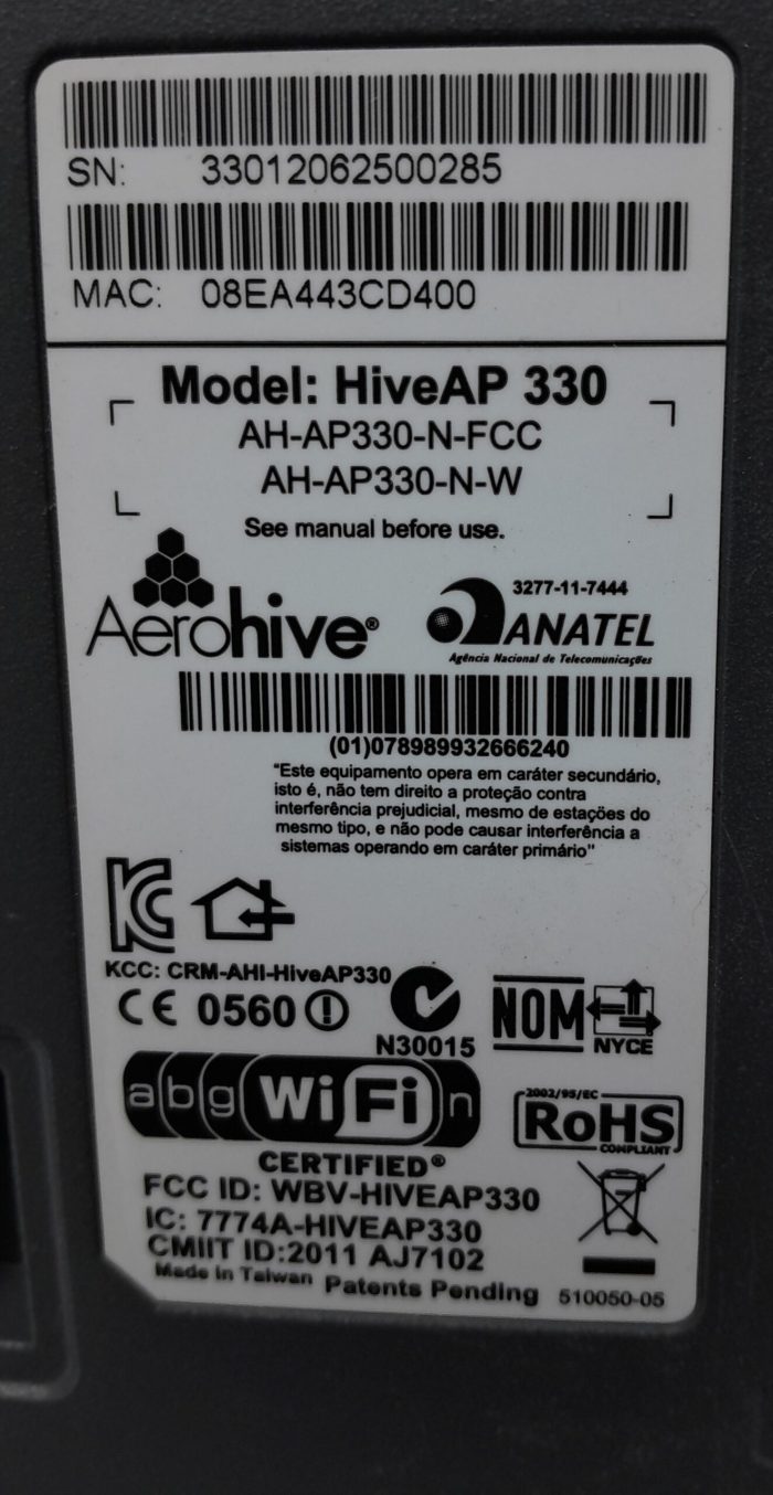 Aerohive Networks Wireless Access Point HiveAP 330 - Image 3