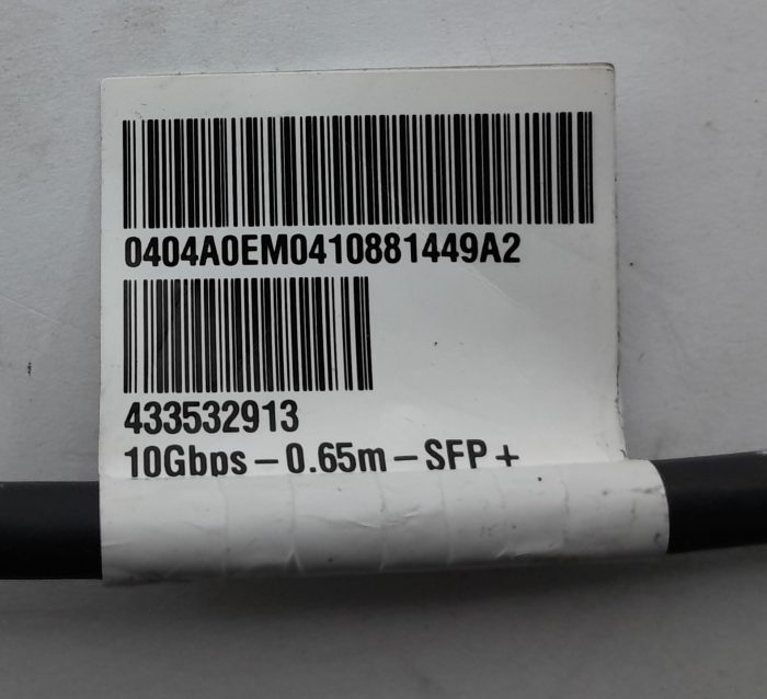 HP 0.65m 10Gbps SFP+ to SFP+ Cable JD095C - Image 4