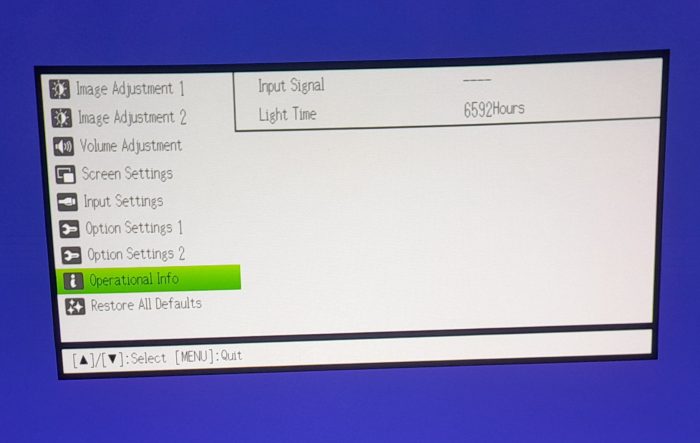 Casio HDMI VGA Projector with 6592 Lamp Hours Used XJ-M130 - Image 2