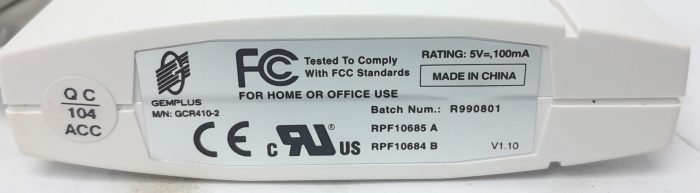 Gemplus Card Reader GCR410 - Image 4