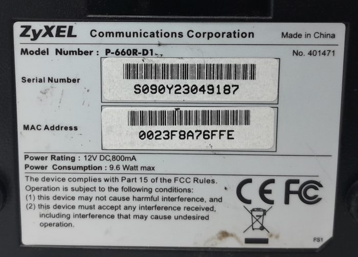 ZyXEL Router P-660R-D1 - Image 3