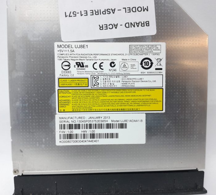 Acer Aspire E1-571 Laptop DVD Drive - Image 4