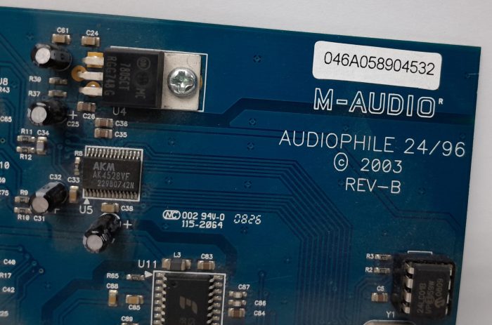 M-Audio Audio Sound Card Audiophile 24/96 - Image 3