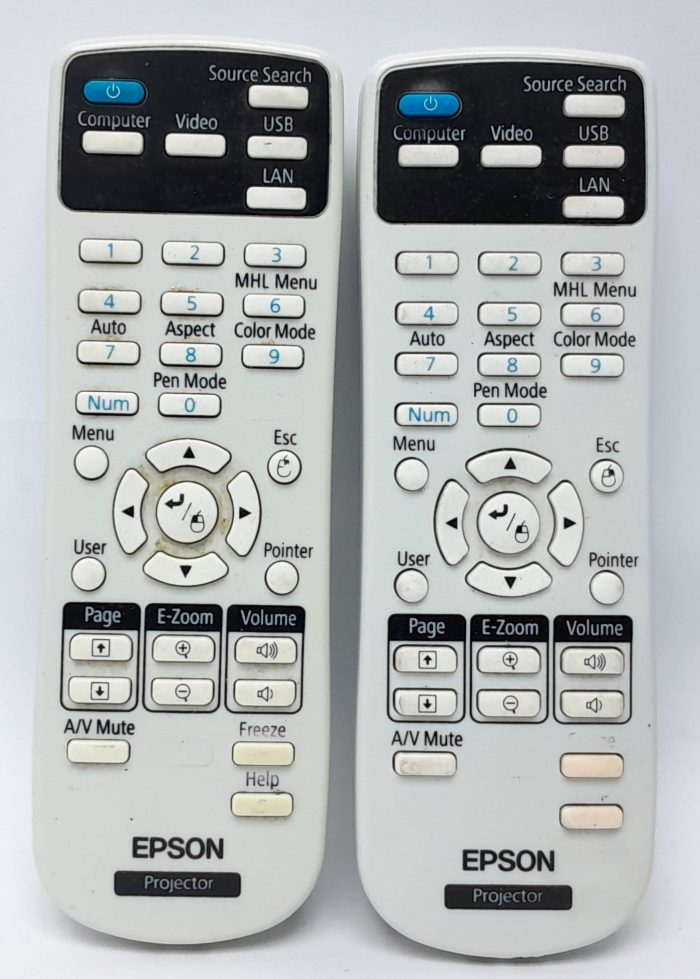 Epson Projector Remote Control 161371700 - Joblot x2 - Image 2