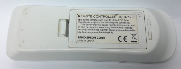Epson Projector Remote Control 161371700 - Joblot x2 - Image 3