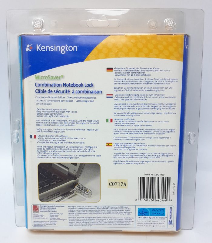 Kensington Combination Lock K63444EU - Joblot x3 - Image 3
