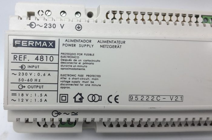 Fermax 230v Power Supply Unit 4810 Alimentador - Image 3